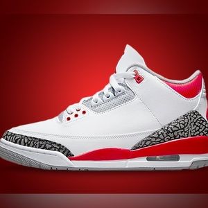 ✨BNIB✨ Air Jordan 3 Retro Fire Red